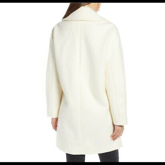 Something Navy Double Breasted Coat - Picture 3 of 3